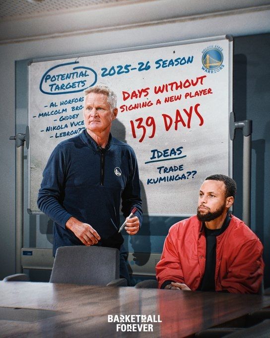 放暑假去了？美媒統(tǒng)計距離勇士上次簽約已過139天 何時簽今夏首單